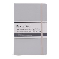 Pukka Signature Lined Soft Cover Notebook Oatmeal 130mm x 210 mm 192 pages 80gsm